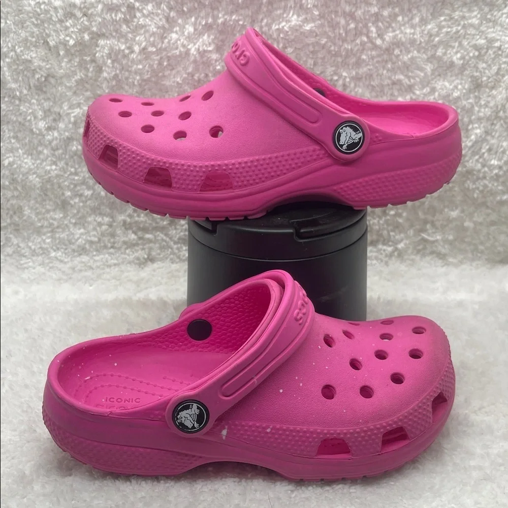 Crocs Kids Pink Clogs size C13